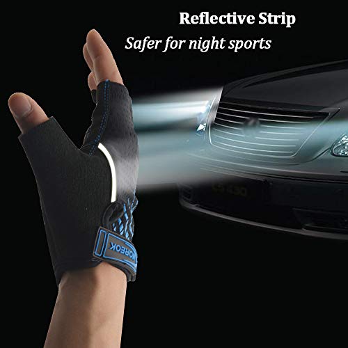 image for BIKINGMOREOK Cycling Gloves Half Finger Shockproof MTB Bike Gloves Ref
