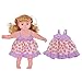 For 14-16 Inch Alive Baby Doll Handmade Lovely Dress Barbie Clothes Outfits Costumes Dolly Pretty Doll Cloth Accessories Cap Set of 6