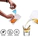 Concealable Plastic Flasks for Liquor with Funnel, Cruise Pouch Kit 9 Pieces Reusable Drinking Flasks (3x32oz, 3x16oz, 3x8oz)