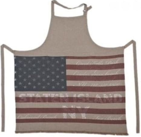 Kuchenschurze Schurze Stars Stripes Usa Staten Island Ca 90x100cm Amazon De Kuche Haushalt