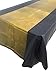 Oojami 6 Pack Black and Gold Tablecover Table Cloths for Parties 54