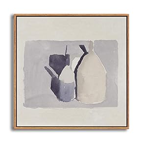 Framed Canvas Wall Art Metaphysical Still Life with Triangle by Giorgio Mordian Canvas Prints Home Artwork Decoration for Living Room,Bedroom - 24x24 inches