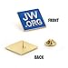 JW.ORG Square Gold Lapel Pin Jehovah Witness - 1
