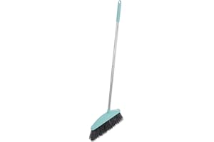 TOBBOMEY Heavy Duty Long Handle Cleaning Broom for Outdoor Patio and Indoor Floor Sweeping