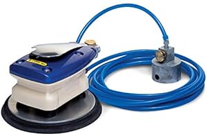 FAIRMOUNT TOOLS Eastwood 5 in. Wet Jitterbug Block Sander Air Pneumatic Orbital with Water Hose Hook and Loop Machine