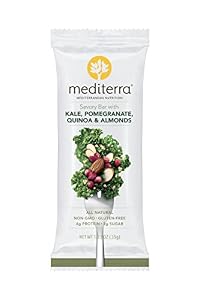 Image of Mediterra | Savory Nutritional Bars | Kale & Pomegranate | non-GMO | Gluten-Free (12 count)