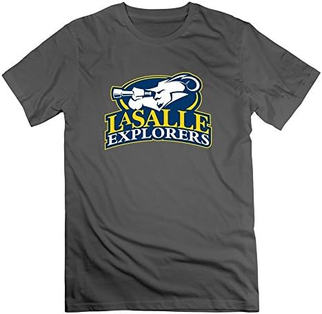 Guys La Salle University Crew Neck Tee Shirts S DeepHeather