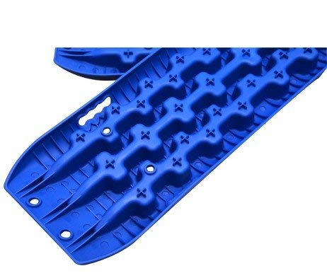 Boar Offroad New Recovery Traction Tracks Sand Mud Snow Track Tire Ladder 4WD (Blue)