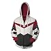 VOSTE Anime Cartoon Cosplay Lance Hoodie 3D Printed Keith Zipper Jacket (Small, Color 1)