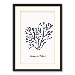 Black Paper Framed Canvas Wall Art for Living Room, Bedroom Simple Beautiful Leaves Canvas Prints for Home Decoration Ready to Hanging - 23x31 inches