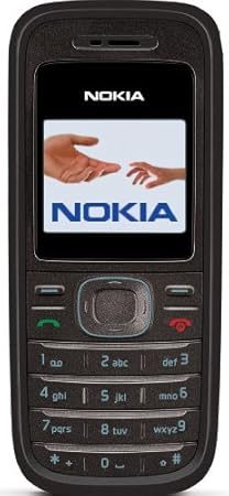 Nokia 1208 black (Farbdisplay, Organizer, Spiele) Handy by Nokia