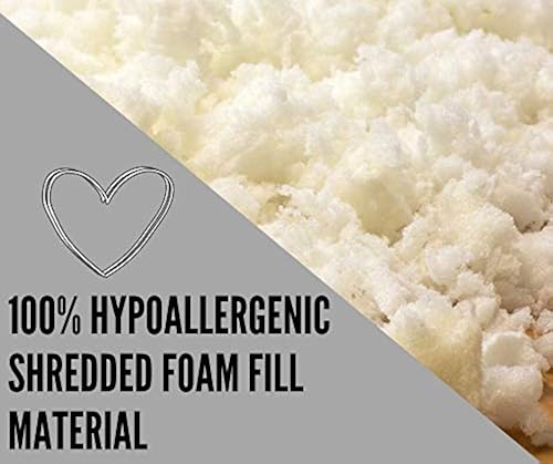 Reading Pillow with Arms and Pocket Shredded Memory Foam Read