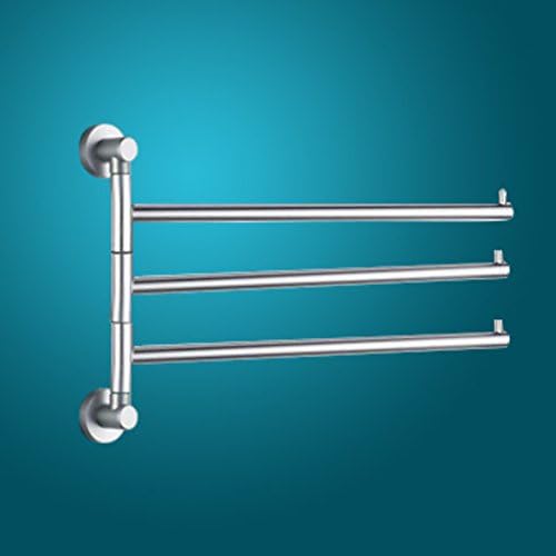 Aluminum towel bars solid activity in space/180 retractable Towel rack/ bathroom hanging bar-B