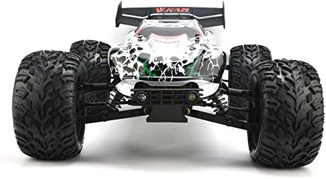 VKAR RACING BISON V2 2.4G 1:10 4WD Brush less Off-road with HOBBY WING 120A ESC RC Car RTR (White)