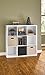 ClosetMaid 9 Cube Storage Shelf Organizer Bookshelf with Back Panel, Easy Assembly, Wood, White Finish