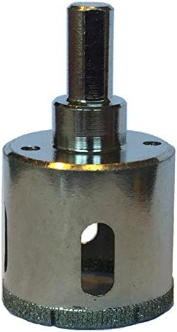 DrillGlass 1 1/2" Diamond Core Drill Bit for Glass and Tile | Free Beginner's Drilling Guide | You’ll Drill Glass and Tile | 150DHS