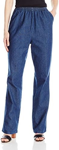 Chic Classic CollectionWomen's Cotton Pull-on Pant with Elastic Waist