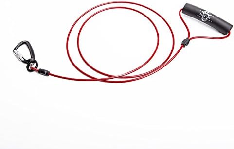 No Chew Heavy Duty Dog Leash - For Feisty Teething Puppies - With Auto-locking Carabiner, Comfort Grip Handle, Steel Core Cable, 6 ft