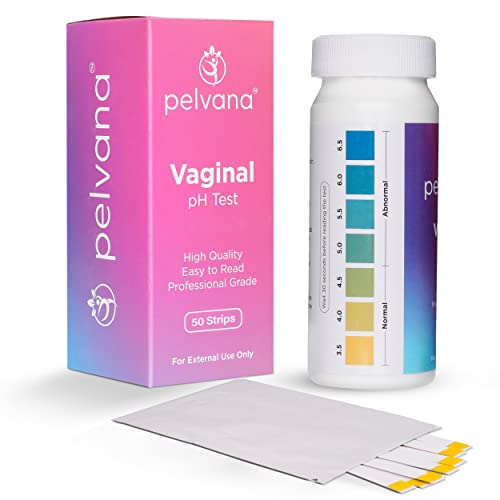 Pelvana pH Balance Test Strips for Women 50 Strips Vaginal pH Test