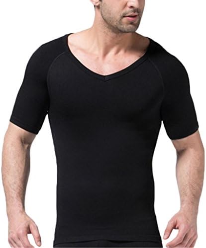 LYXCLS Men's Slimming Body Shaper Tummy Waist Magic Compression Shirt