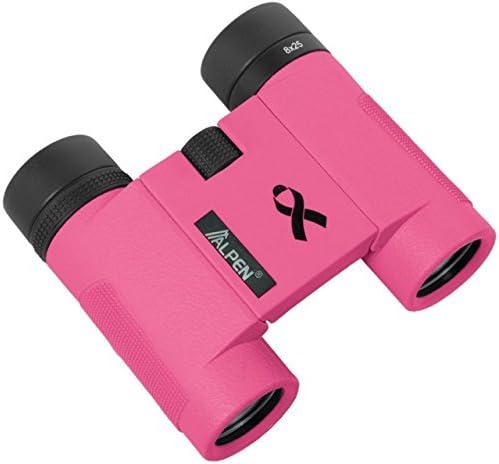 Alpen Optics Shasta Ridge 8X25 Waterproof Fog Proof Binocular, Pink, Pink by Alpen Optics