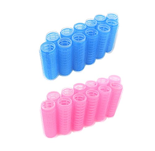 24pc x 3/4' Diameter Self Grip Hair Rollers Pro Salon Hairdressing Curlers Small
