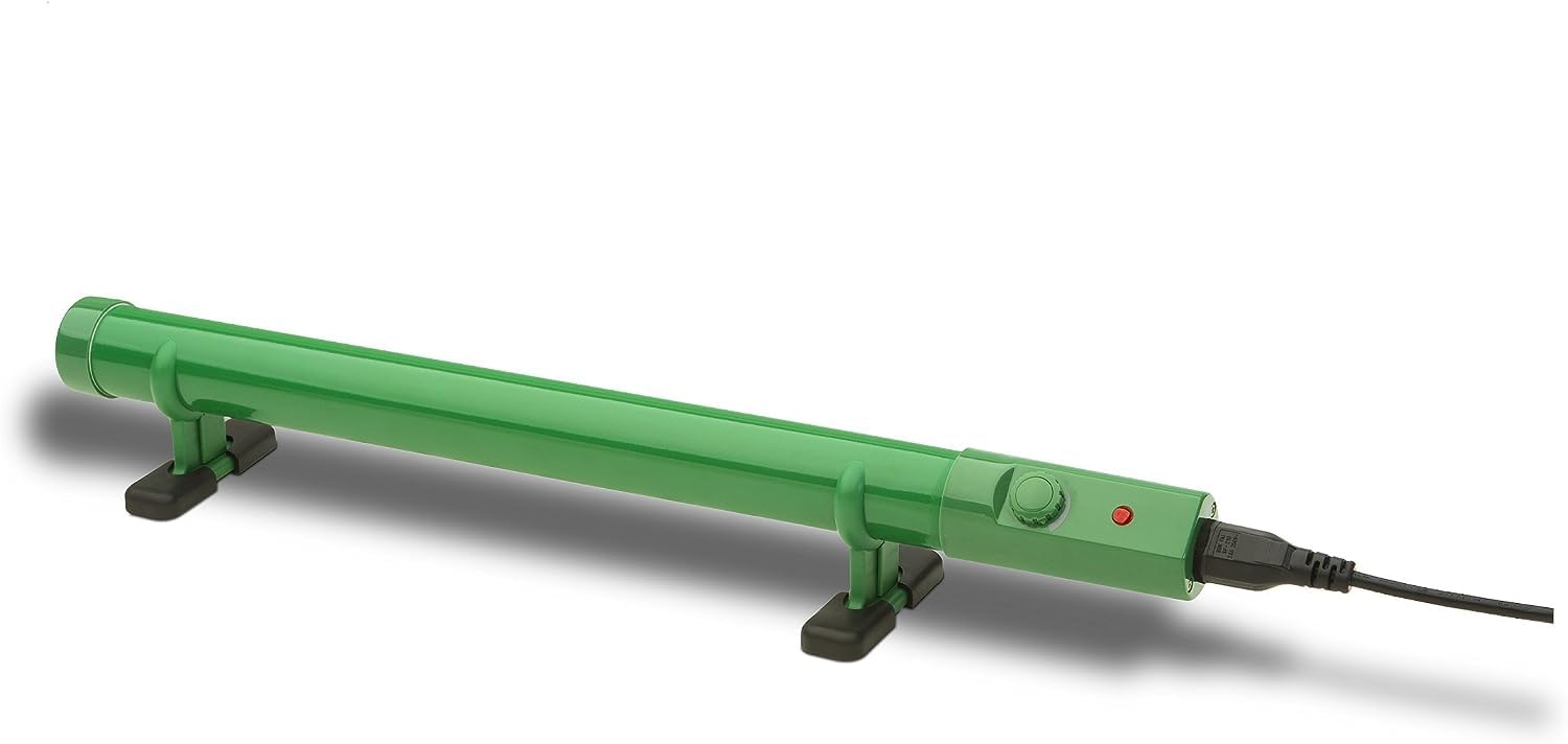 Hylite Ecoheater Greenhouse & Shed Tube Heater with Thermostat Green 500mm 55W