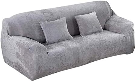 Thick Sofa Covers 1 2 3 4 Seater Pure Color Sofa Protector Velvet