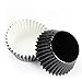 Healifty Cupcake Liners Aluminum Foil Cups Cake Muffin Molds for Baking (Black)- 100 Pieces