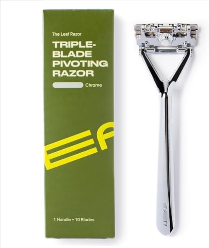 Saudi Razor Leaf Shave | Leaf Razor, Chrome - Eco-Friendly Razor for Women & Men ...