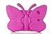 HCHA iPad Pro 9.7 Case Kids iPad Air/Air 2 Case Butterfly Cartoon Lightweight Shockproof Durable Cases EVA Foam Protective Cases and Covers iPad 5 6 New iPad 2017 iPad Pro 9.7 (Rose Red)