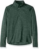 Charles River Apparel Kids' Big Space Dye Performance Quarter Zip Pullover