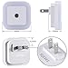 Sycees Plug-in LED Night Light Lamp with Dusk to Dawn Sensor for Hallway, Kitchen, Bathroom, Bedroom, Stairs, Daylight White, 8-Pack