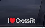 I LOVE Crossfit Decal 2