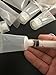 100pcs Empty Cosmetic Tubes 15ml (0.52oz) Toiletry Lotion Bottle Smooth, Polish White Plastic with free syringe as Gift!