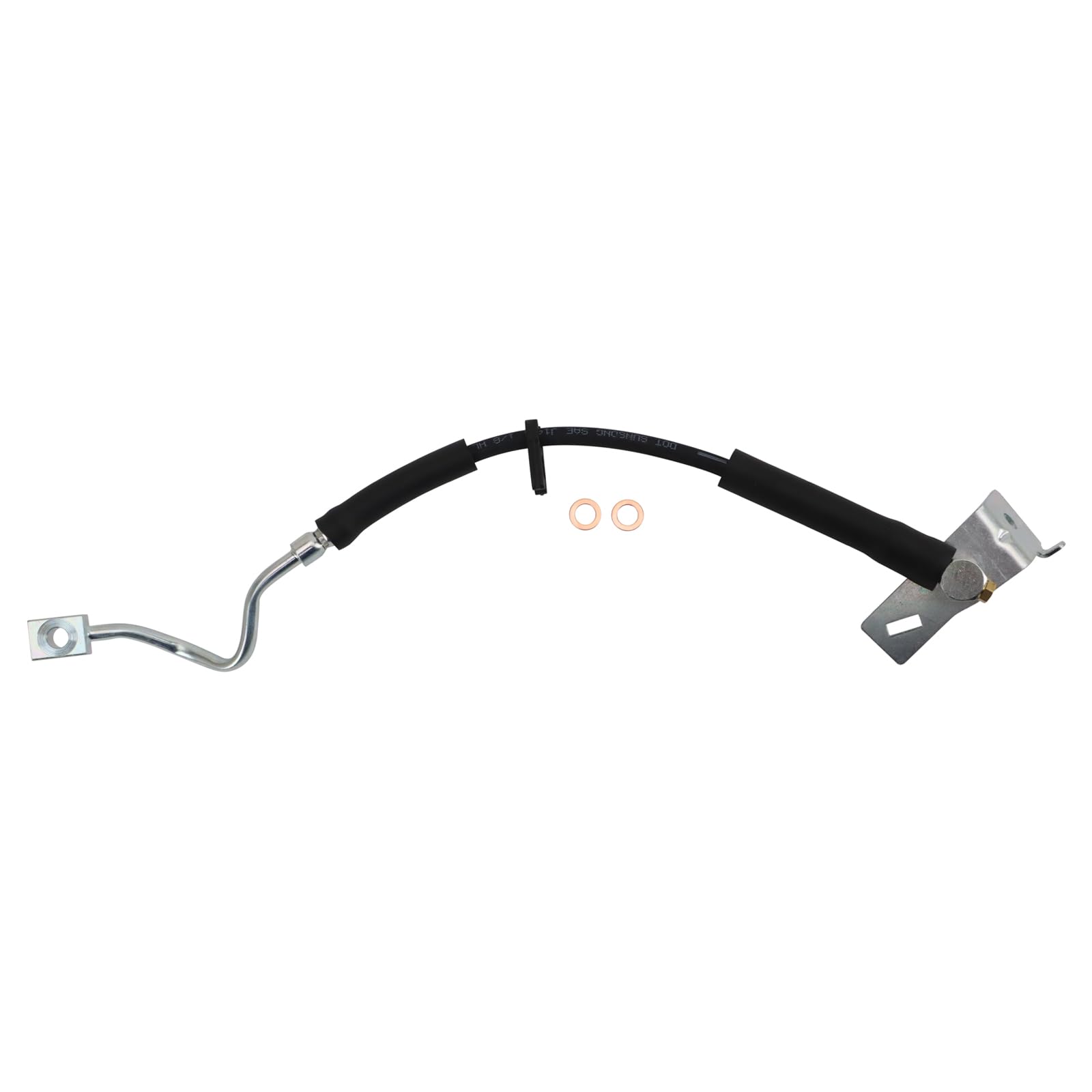 TRQ Front Left Brake Hose Drivers Side Compatible