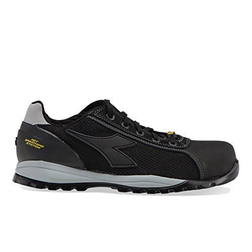 Utility Diadora, Scarpe Antinfortunistiche Unisex, Glove Net Low PRO S1PL FO SR HRO ESD, Colore Black, Taglia 35