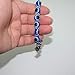 Unijew Blue Beads Evil Eyes Bracelet Hamsa Hand of Fatima for Girl Women Lucky Charm Stretch Bracelets Lucky Charm