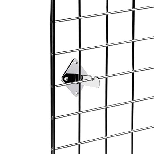 New Heavy Duty Panel Grid Mesh Wall Retail Display Shop Fittings & Accessories (4, Wall Bracket)