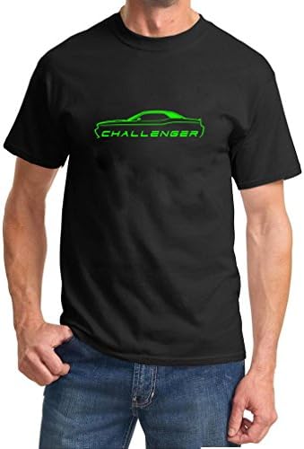 2008-15 Dodge Challenger Green Classic Color Design Tshirt XL