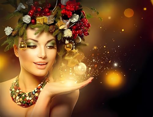 Christmas Cute Cartoon Nails Press on Nails Medium Square Fake Nails with Snowflake Candy Canes House Gingerbread Man Designs Acrylic False Nails Xmas Winter Glue on Nails for Women and Girls 24Pcs - Image 6