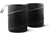 Mavoro [2 Pack] Car Trash Can, Portable Garbage Bin, Collapsible Pop-up Water Proof Bag, Waste Basket Bin, Rubbish Bin