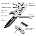 DPNAO Multitool Plier 7 in 1 Kit Hand Tools Wrench Portable Folding Wire Cutter Multifunctional Screwdriver Adjustable Multi-Functional Pocket Survival Driver Bits Nylon Sheath
