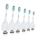 Genkent Replacement Toothbrush Heads for Philips Sonicare E-Series HX7022/66, fits Advance, Elite, Essence and Xtreme Clean Sonicare Brush Handles,6 Pack