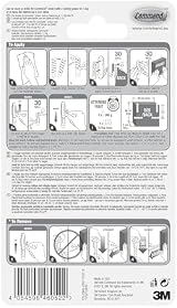 Command Medium Adhesive and Mounting Refill Strips 10 White Holds 3.4 kg view 10