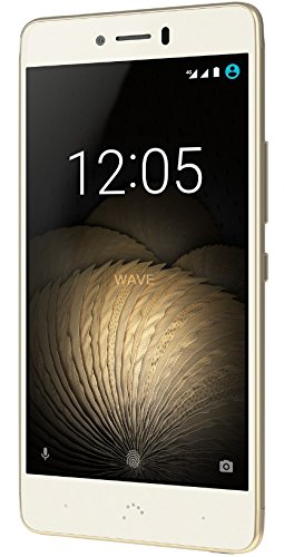 BQ Aquaris U Lite - Smartphone de 5'' (4G, WiFi, Bluetooth 4.2, Qualcomm Snapdragon 425, Quad Core, 16 GB de Memoria Interna, 2 GB de RAM, cámara de 8 MP, Android 6.0.1 Marshmallow) Blanco y Dorado