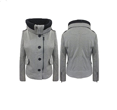 YOKI Womens PLUS SIZE Heather Grey Fleece Bomber Jacket 1X YOKI Womens PLUS SIZE Heather Grey Fleece Bomber Jacket 1X