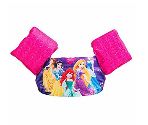 Ivie Swim Arm Bands Float Vest Puddle Jumper Basic Life Jacket Water Pool Beach Swimming Training Aids Device for Kids to Learn Swimming Weighing from 30 to 66 lbs (Princess) - Thumbnail 5