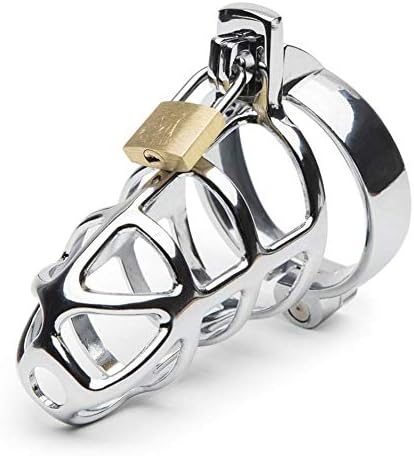 Prison Control Cage - Enjoy The Inescapable Prison Game Small Ç-á-g-ê Silicone Steel Stainléss Steel D-è-v-íÇes Çh-à-s-tǐty Short L-ǒ-Ç-k M-ǎ-l-é Clear M-è-ń
