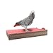 kathson Bird Perch Platform, Parrot Sanded Stand Wooden Corner Shelf Fan Shaped Cage Playground for Parrots Conures Budgies Parakeets Cockatiels Lovebirdsthumb 1